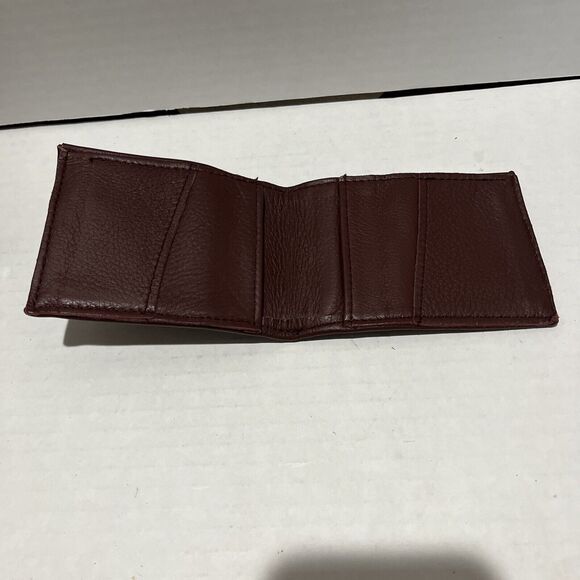 Leather Wallet Raven Works Studio Deer Skin Bi-Fold Chocolate Brown - Picture 5 of 6